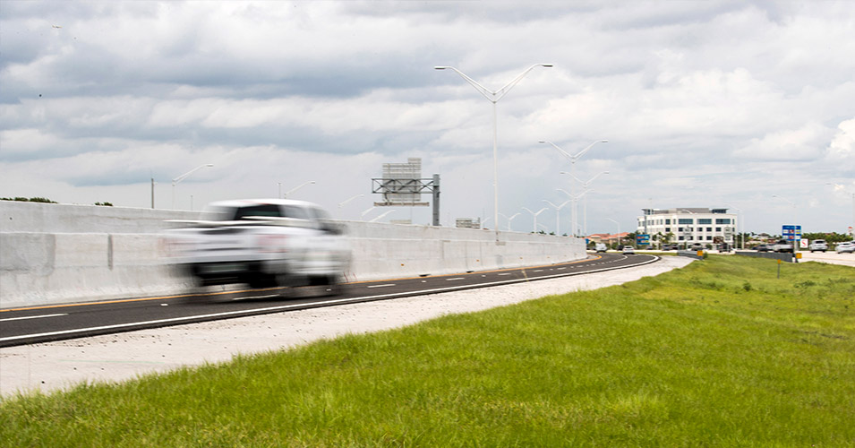 The Southbound Express Lanes Entrance has Moved