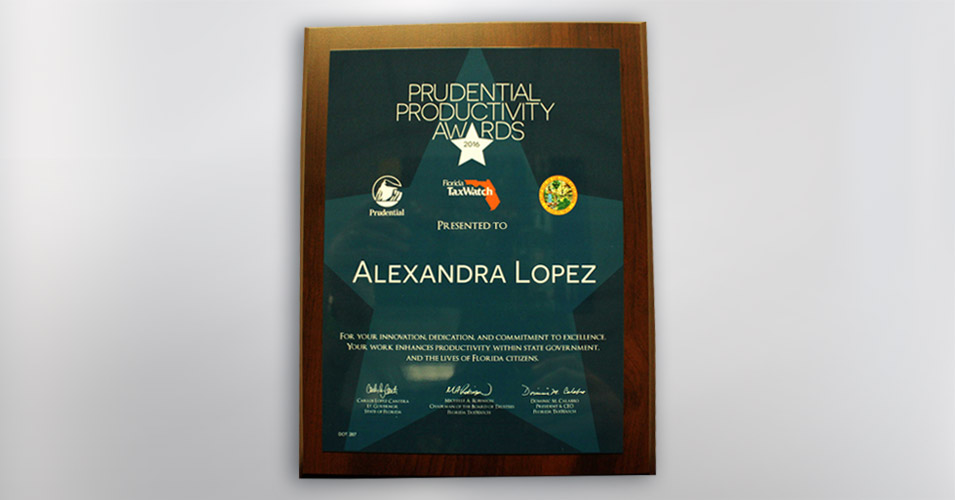 Prudential Productivity Award - Alexandra Lopez