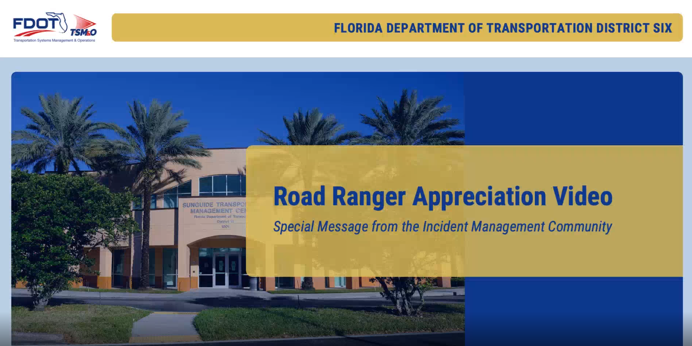 road ranger appreciation video